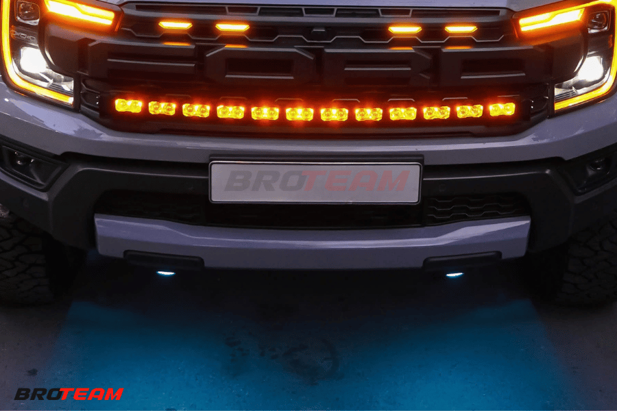 Rock Light Và Đèn Gầm Hoàn Thiện Cấu Hình Expedition Ford Ranger Raptor