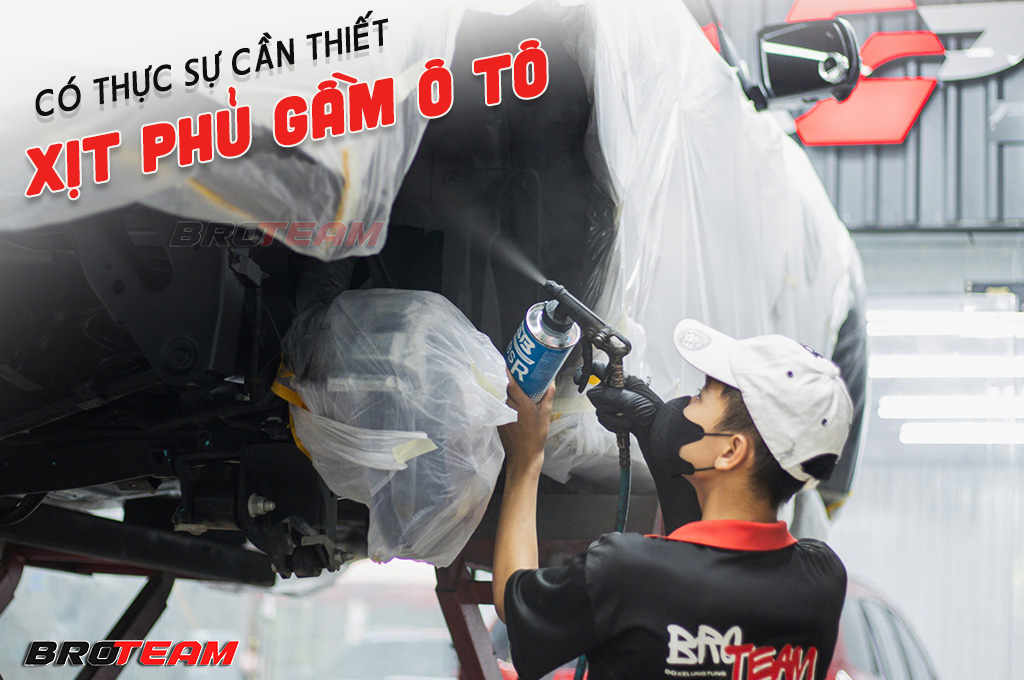 Sơn phủ gầm ô tô