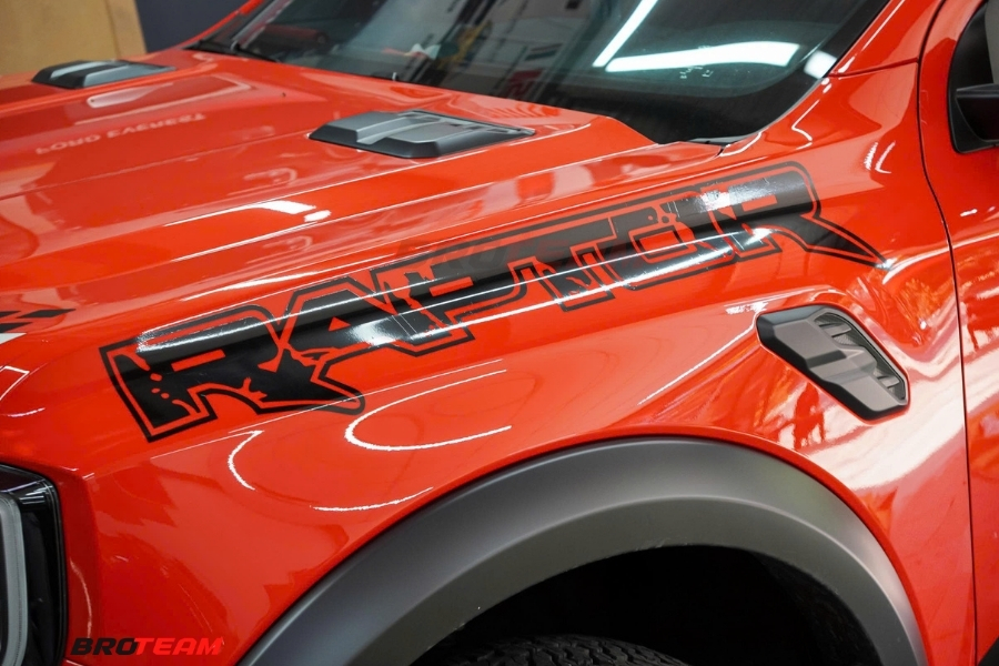 Bộ Tem Raptor Trên Ford Ranger Raptor Tạp Thêm Điểm nhấn