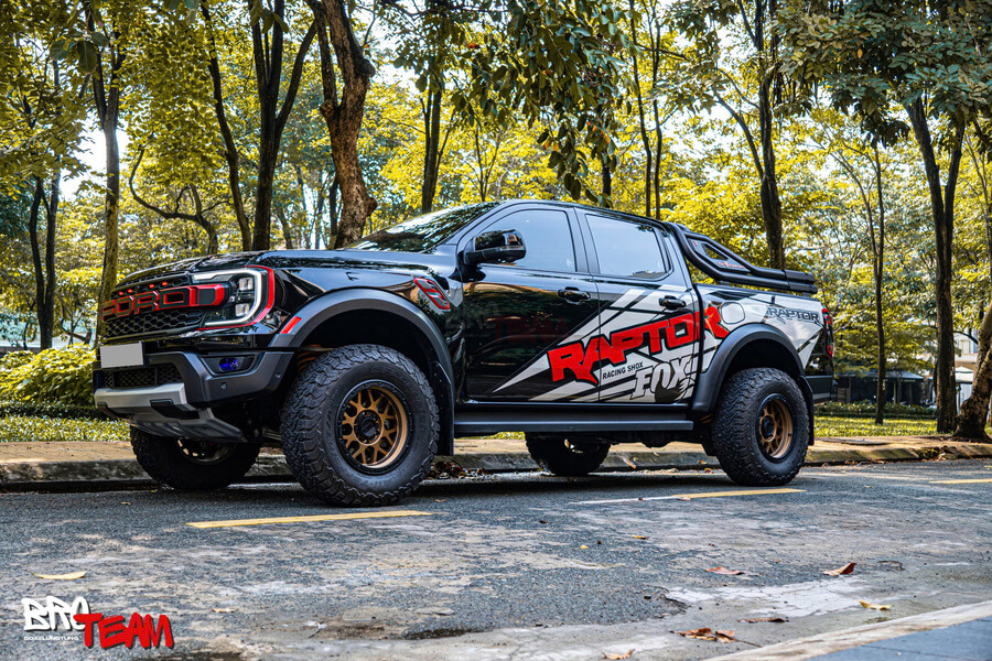 tem sườn Raptor họa tiết