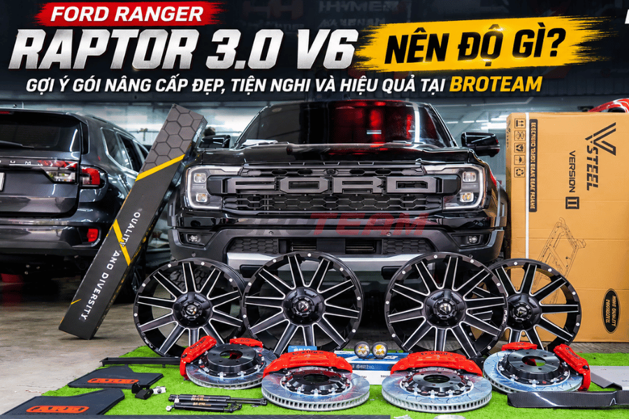 Raptor 3.0 V6 nên độ gì