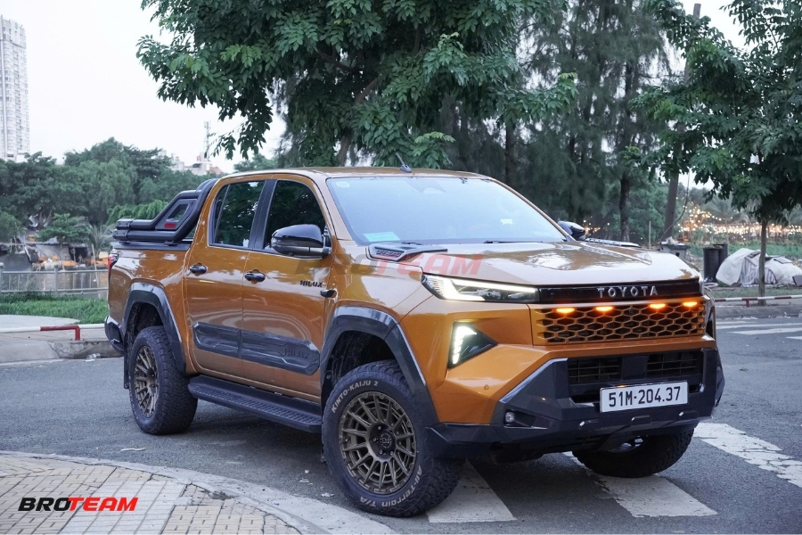 Phiên bản led gầm khi chiếu sáng xe Toyota Hilux