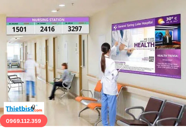 màn hình led bệnh viện