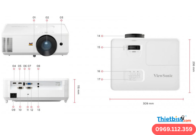 Máy chiếu VIEWSONIC PA700X