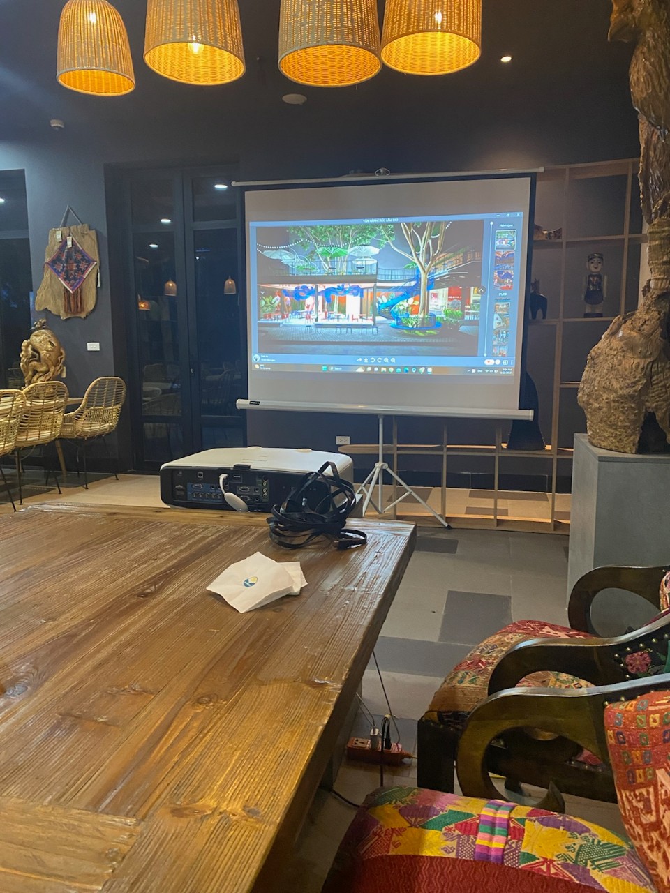 Cho thuê máy chiếu mini