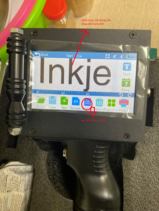 kích thước chữ