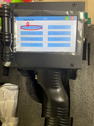 chọn Font chữ