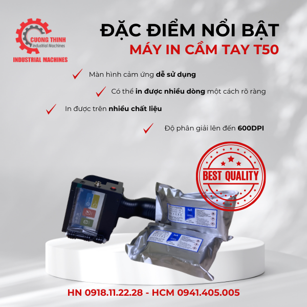 đặc điểm Máy in phun cầm tay T50 (1)