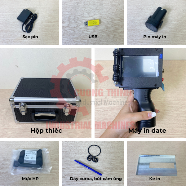 Máy in date cầm tay MX3 - Khổ in 1.27cm