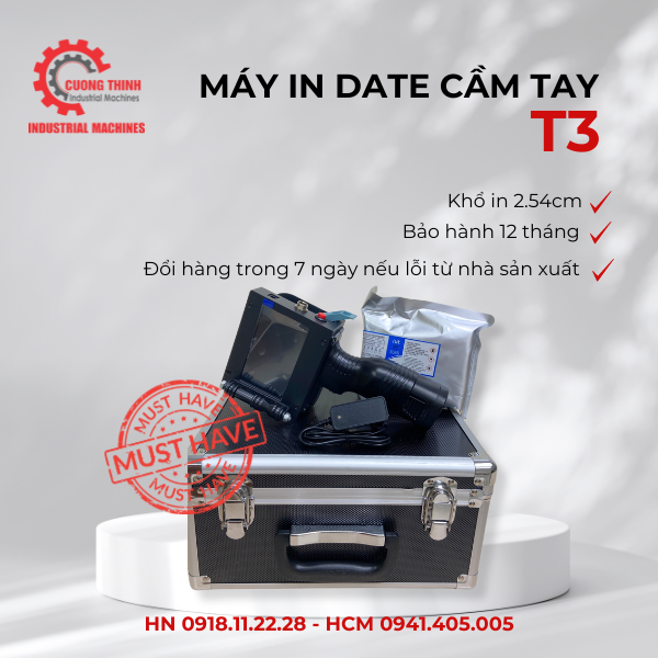 Máy in date cầm tay T3