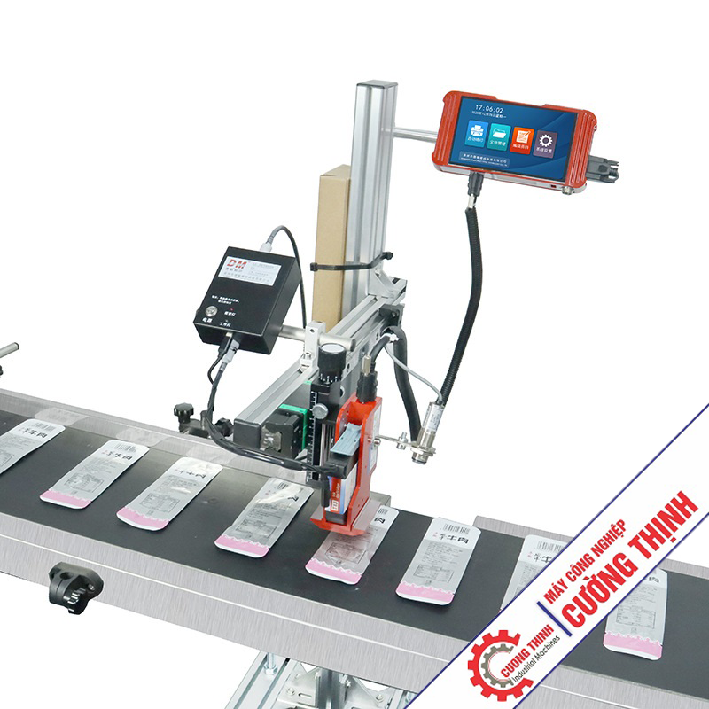 in trên băng tải