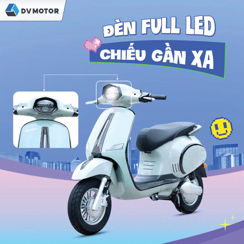 hệ thống đèn Full LED tiên tiến chiếu gần xa