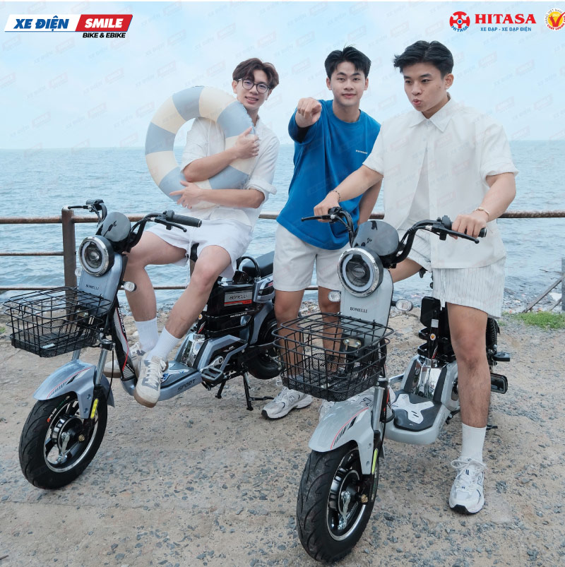 Giá xe đạp điện Hitasa dao động từ 9-13 triệu đồng