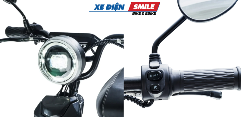 Đèn và cụm công tác xe điện Takashi S8