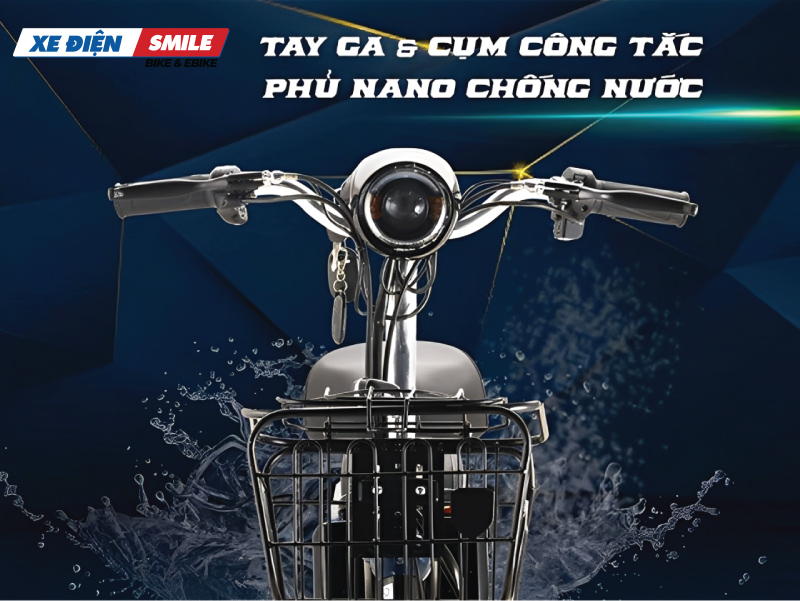 DK Poke sở hữu thiết kế nhỏ gọn được trang bị cụm công tắc chống nước