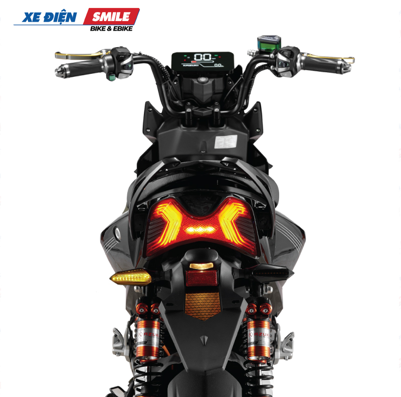 Hệ thống đèn chiếu sáng trước sau của Xe điện Kazuki Xmen Z2 sắc nét