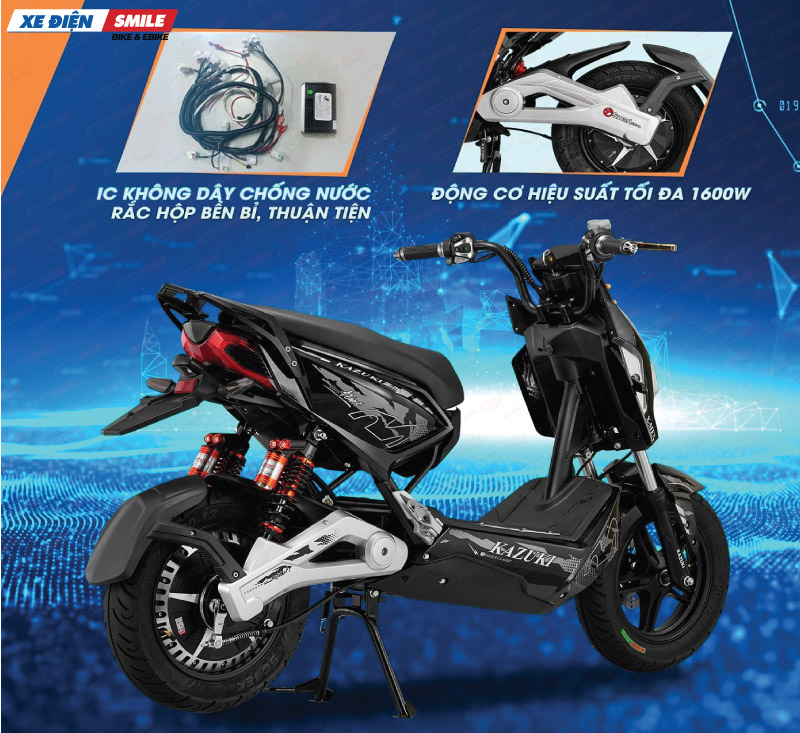xe điện Kazuki Xmen Z3 trang bị động cơ cực đại 100W