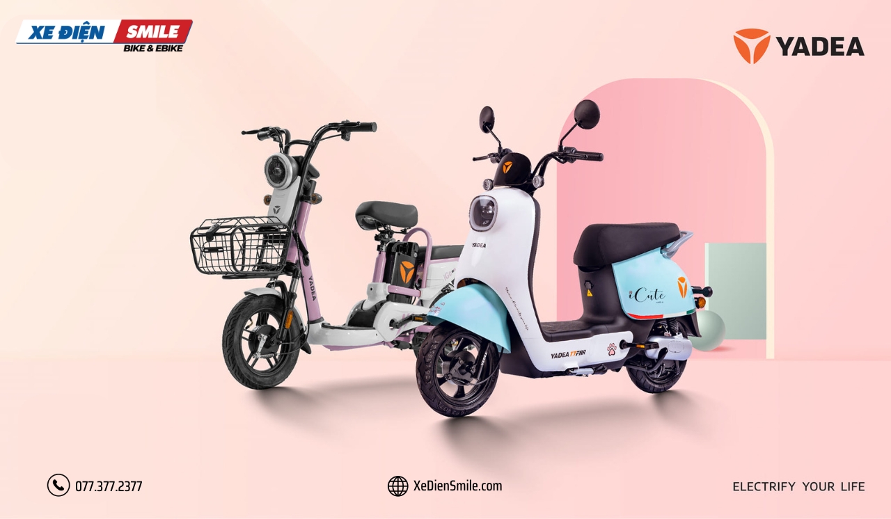 YADEA iCUTE mang đến trải nghiệm lái an toàn