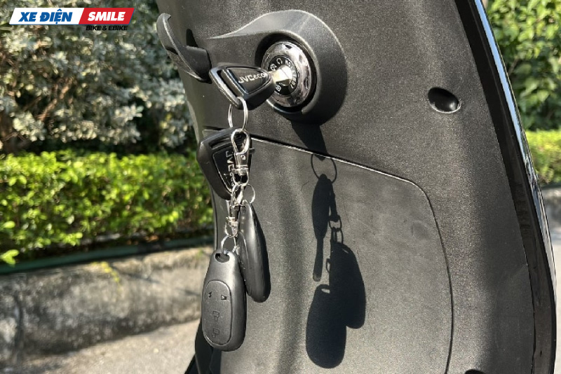 xe được trang bị khóa chống trộm thông minh