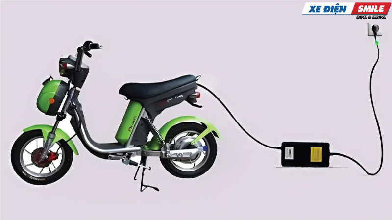 làm sao để biết xe đạp điện đã sạc đầy