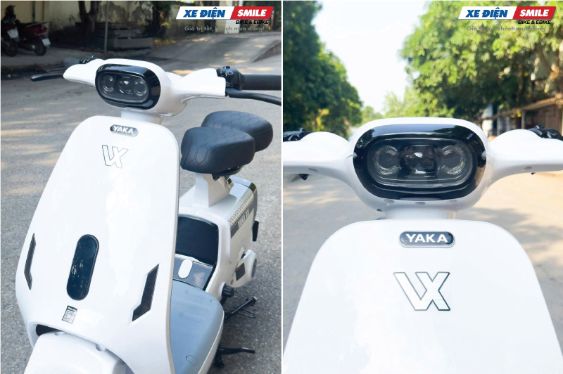 Thiết kế tỉ mỉ, nổi bật với logo thương hiệu ở mặt nạ trước