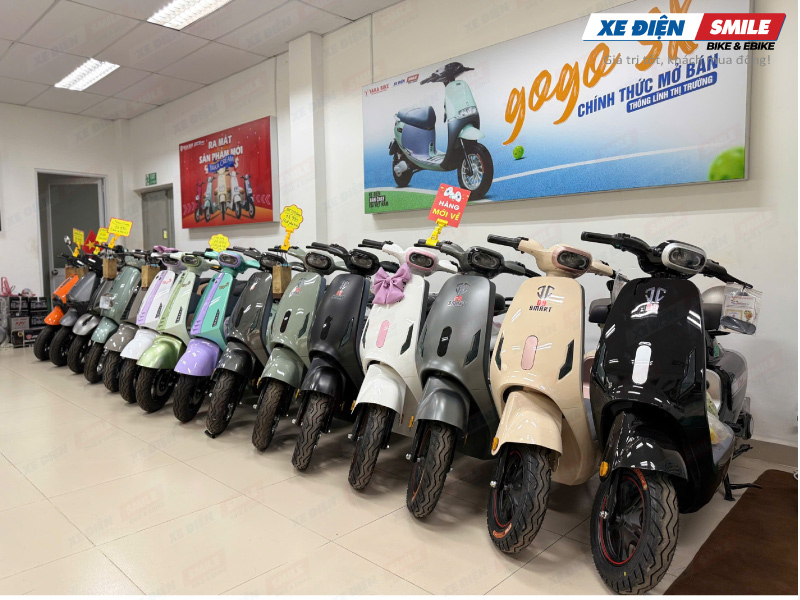 Xe Điện Smile Địa chỉ cung cấp xe điện chính hãng, uy tín