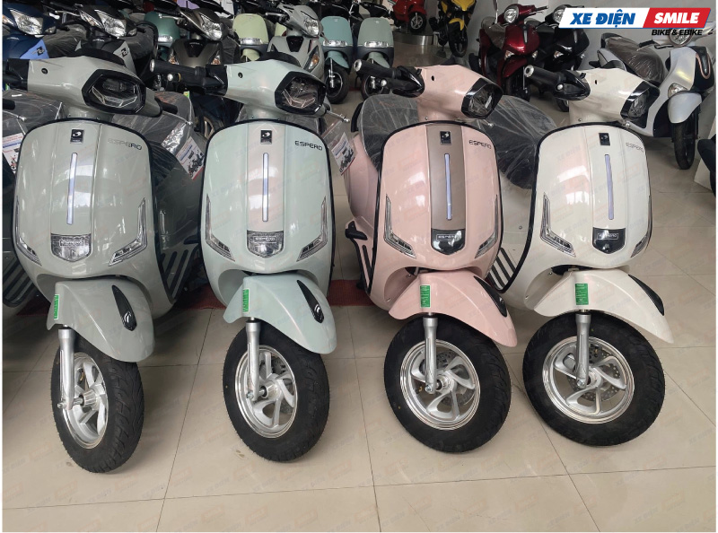 mua xe ESPERO Diamond Plus chính hãng tại Xe Điện Smile