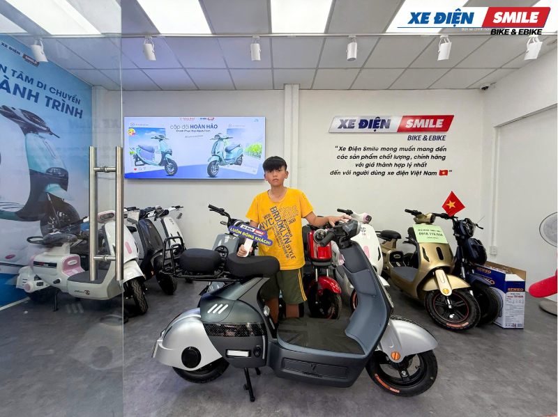 mua xe đạp điện nam chính hãng tại Xe Điện Smile