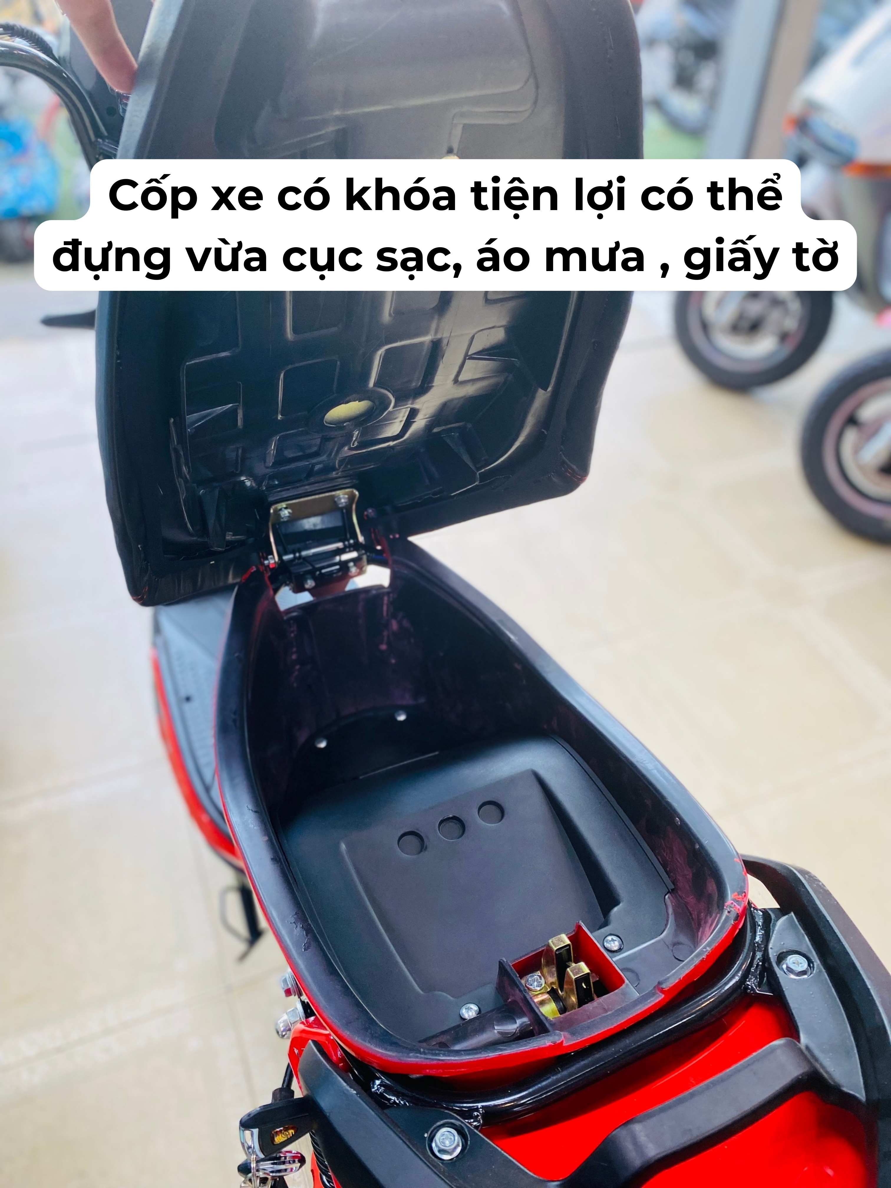 Thiết kế cốp xe tích hợp khóa an toàn