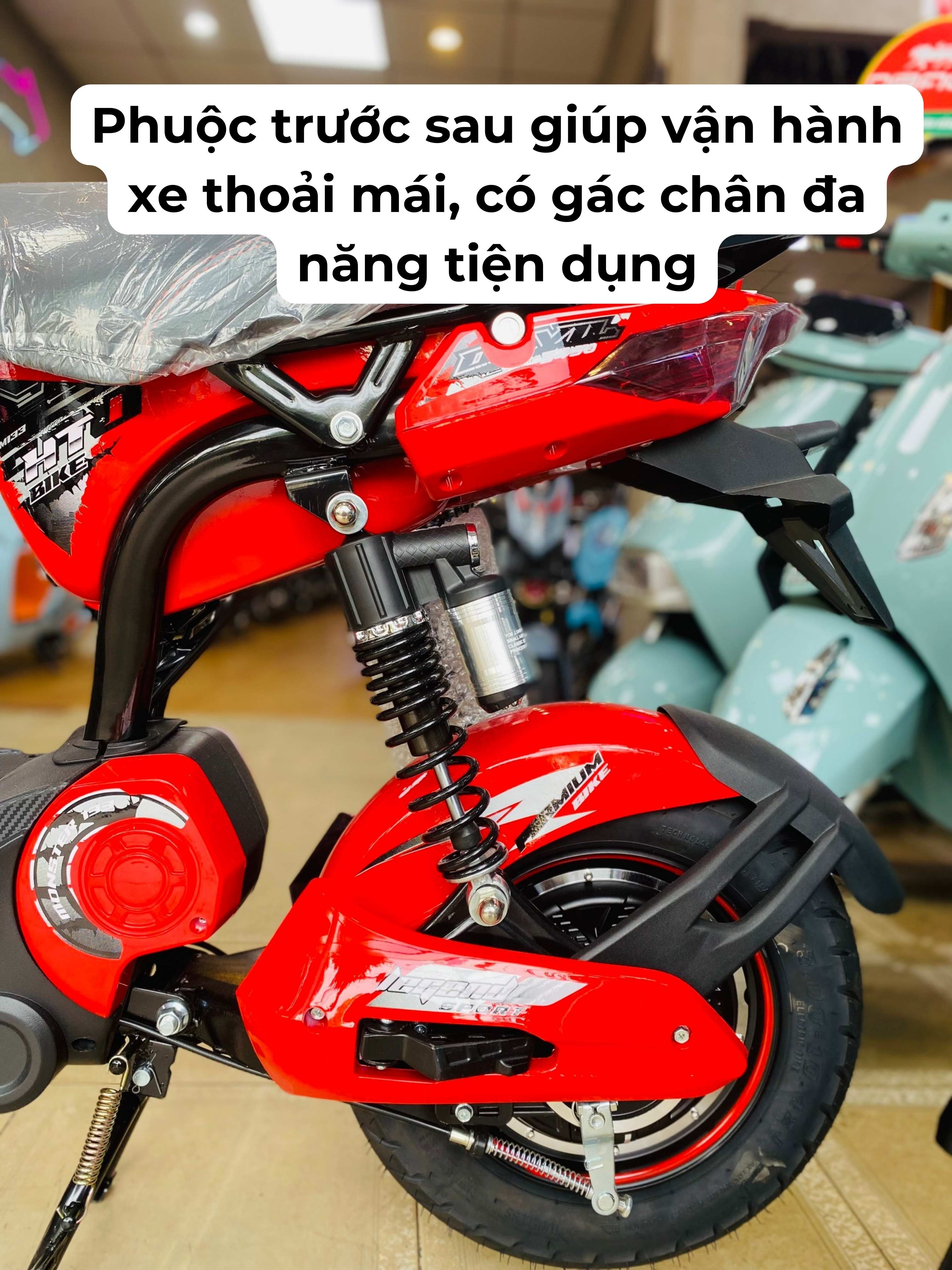 xe đạp điện Avent Xbull X4 có khả năng giảm xóc hiệu quả