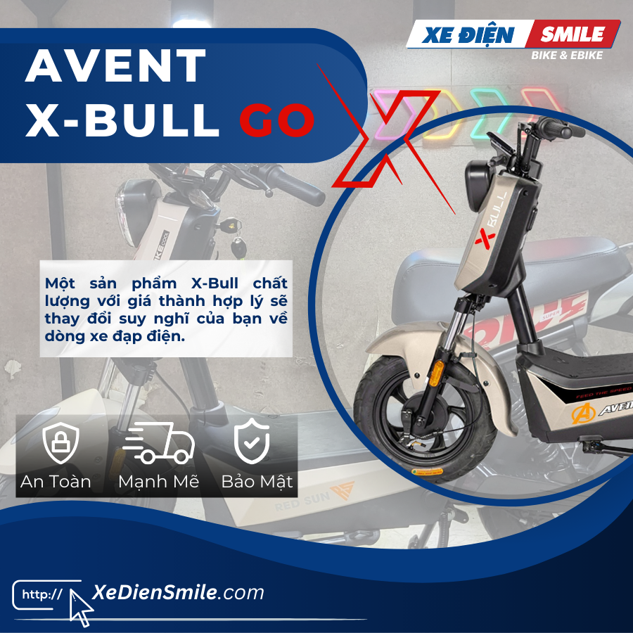 Khám phá Xe Đạp Điện Avent Xbull GO: