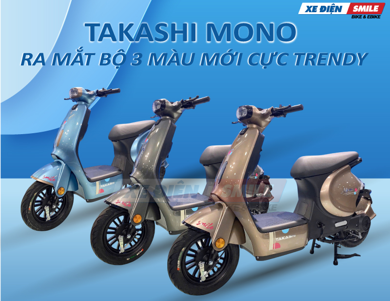 Bộ 3 màu mới của takashi mono