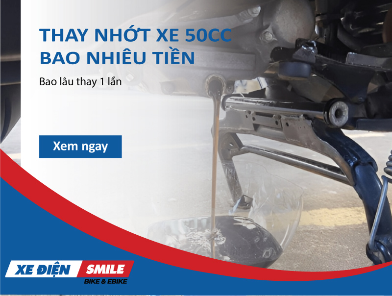 Thay nhớt xe máy 50cc bao nhiêu tiền? Bao lâu nên thay 1 lần