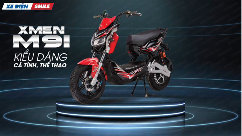 xe điện Kazuki Xmen Z3 mang kiểu dáng cá tính thể thao