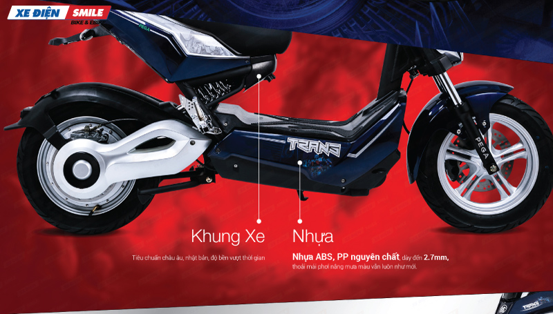 Pega Xmen sở hữu thiết kế khỏe khoắn, bền bỉ