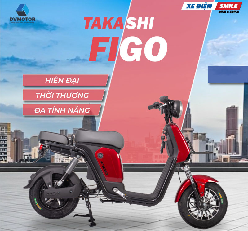 Takashi Figo  đi được 80km cho mỗi lần sạc