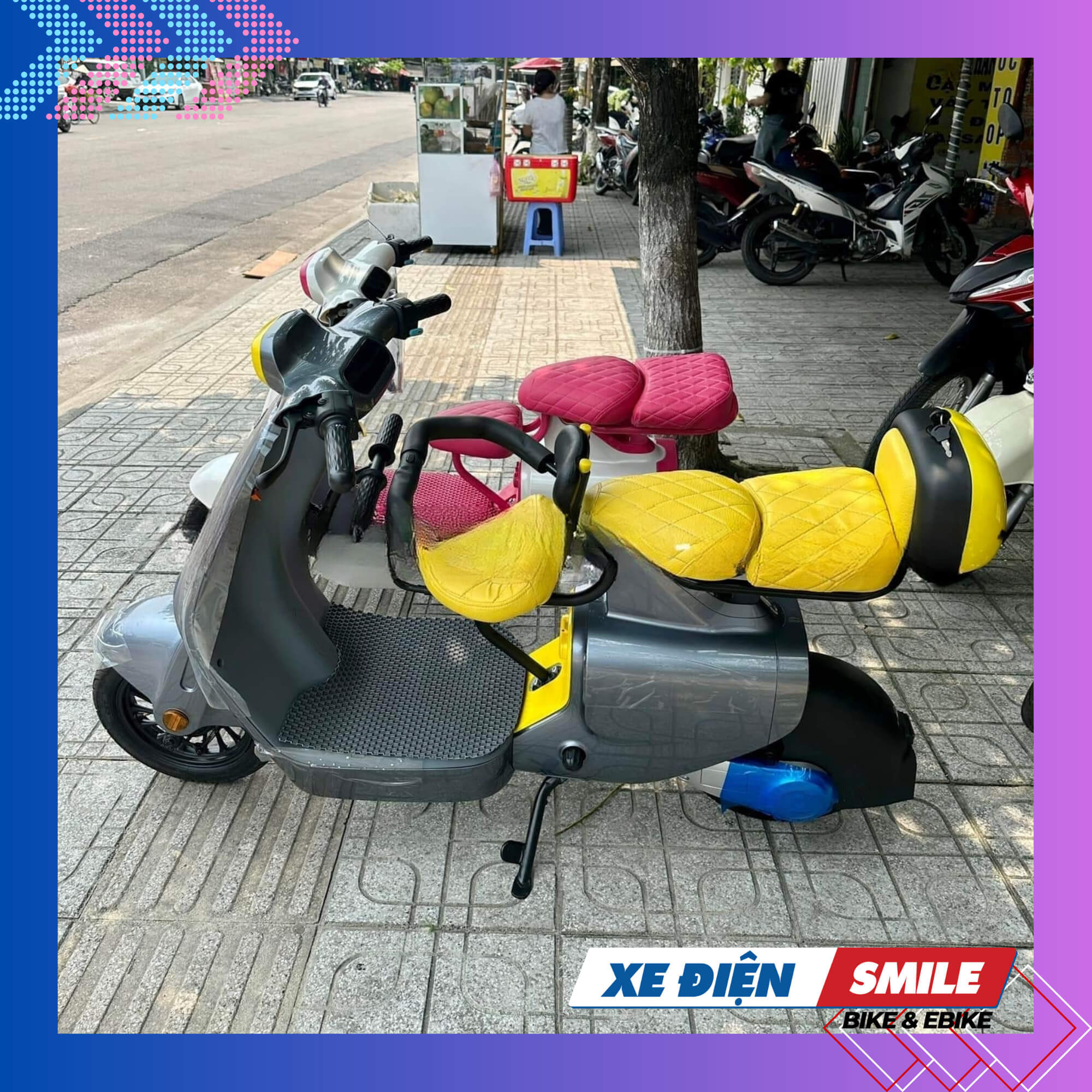 Nổi bật cá tính với sự kết hợp bắt mắt phá cách của đen xám và vàng