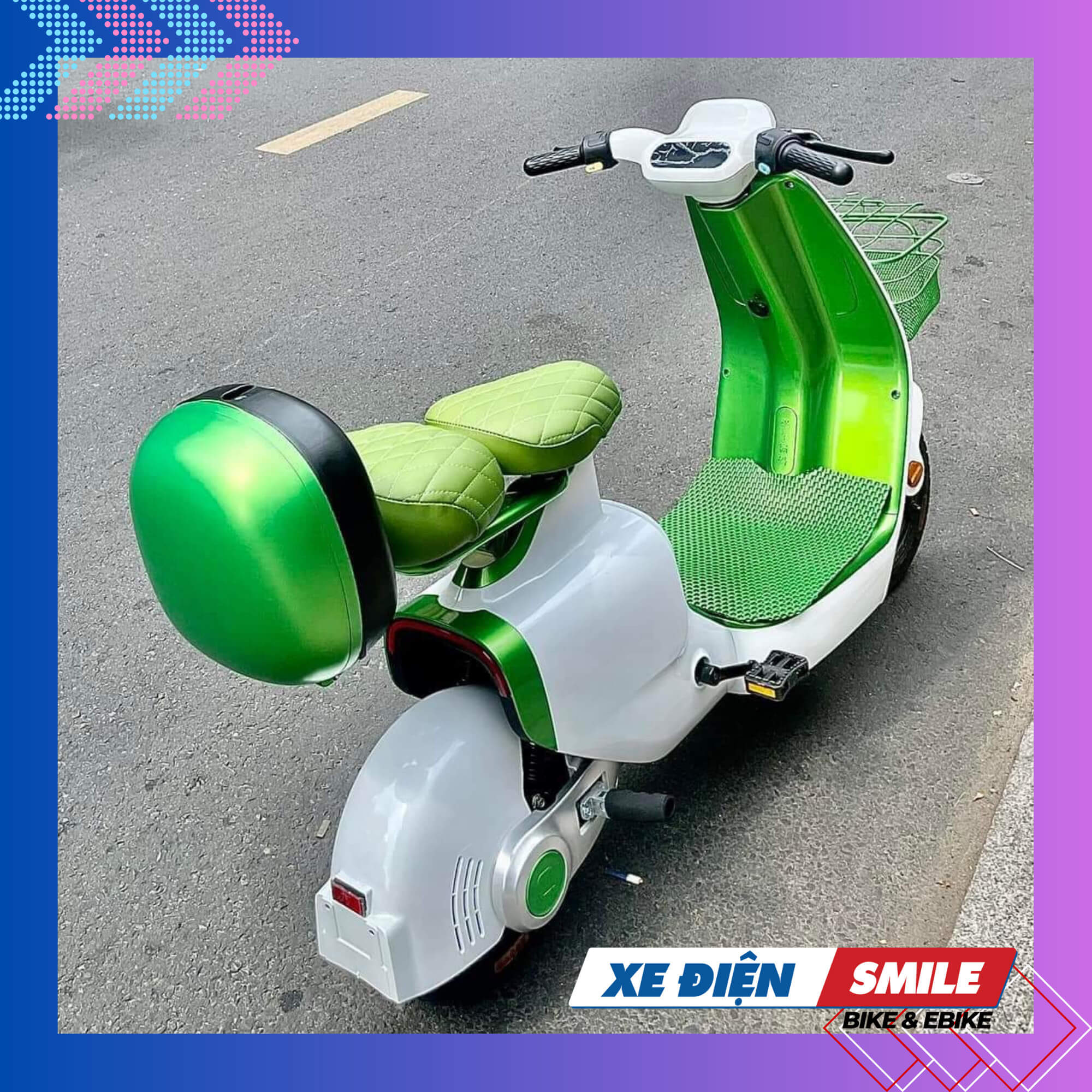 Phiên bản xanh lá của Xe Điện Hottrend VC đầy cá tính