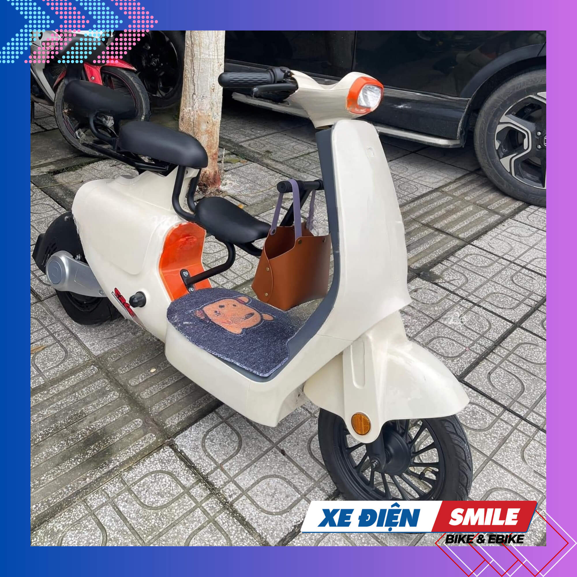 được trang bị thêm yên trước thuận tiện cho các gia đình có em bé