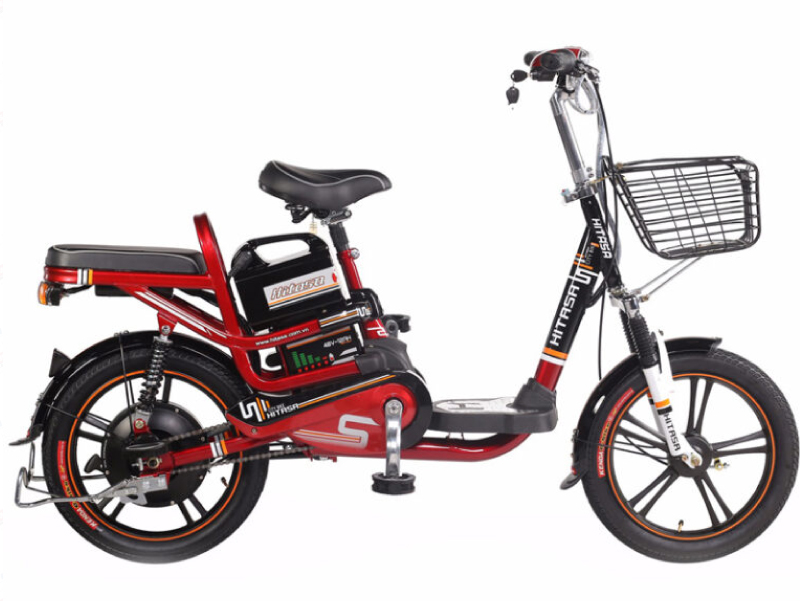 Xe đạp điện Hitasa I18 đi được 40-50km cho mỗi lần sạc