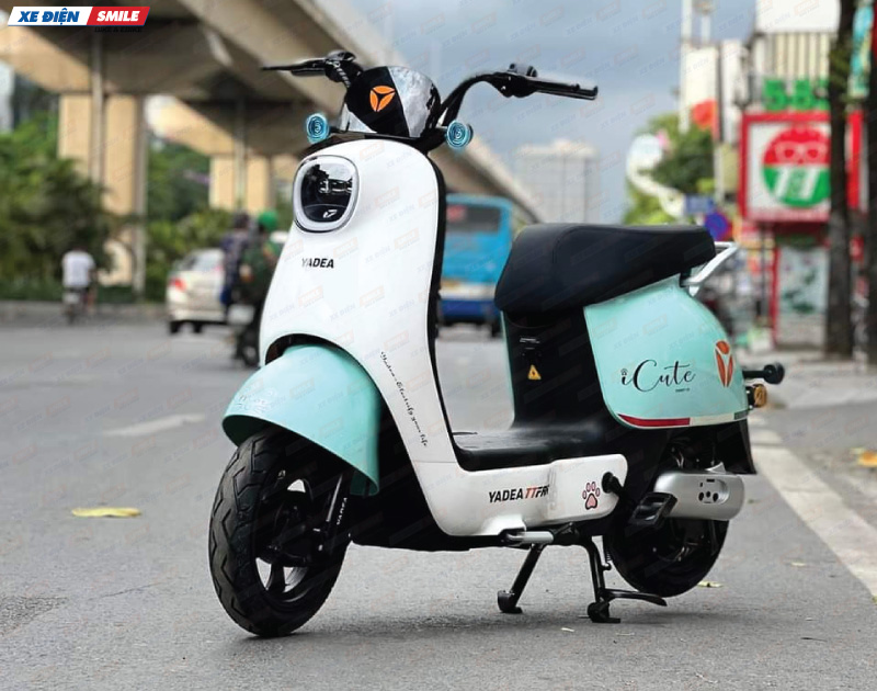 YADEA iCUTE trang bị hệ thống phanh tang trống trước và sau