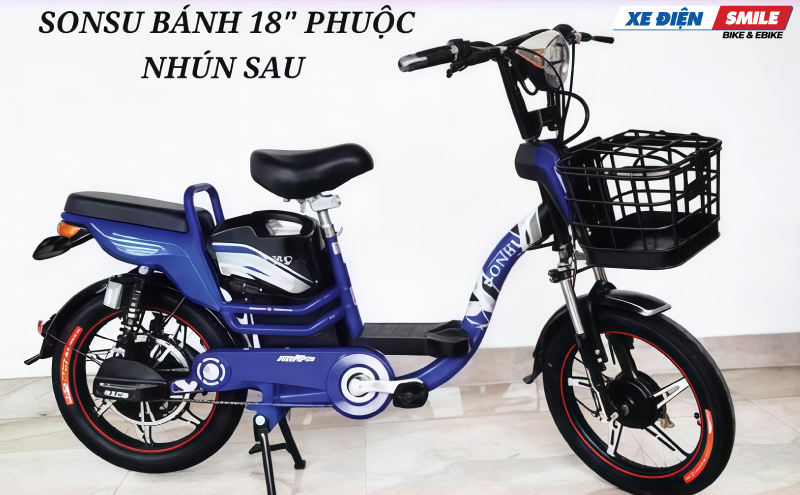 Sonsu Bike nhún sau có hệ thống giảm sóc phía sau