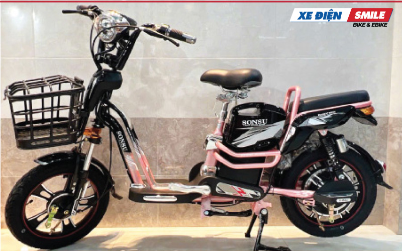 Xe đạp điện Sonsu Ruby có thiết kế khỏe khoắn