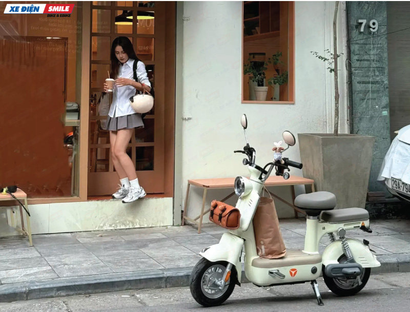 Yadea i8sở hữu nhiều tính năng an toàn