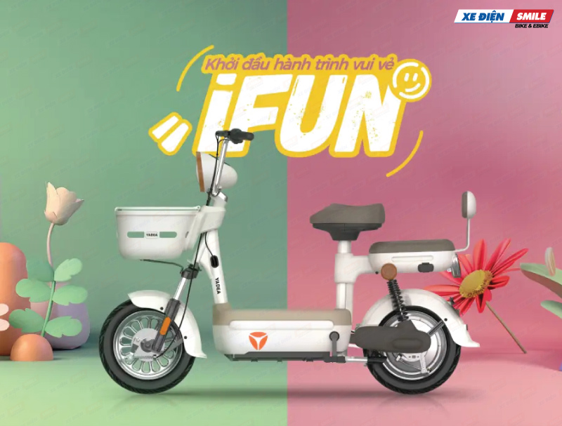 Xe đạp điện YADEA iFUN  có thiết kế nhỏ gọn