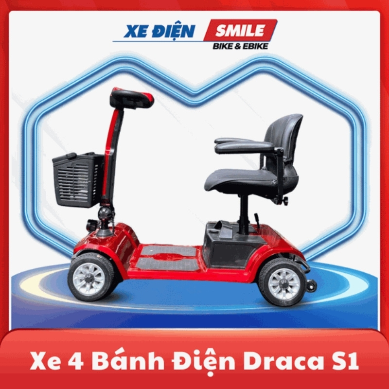 Xe điện 4 bánh cho người khuyết tật Draca S1
