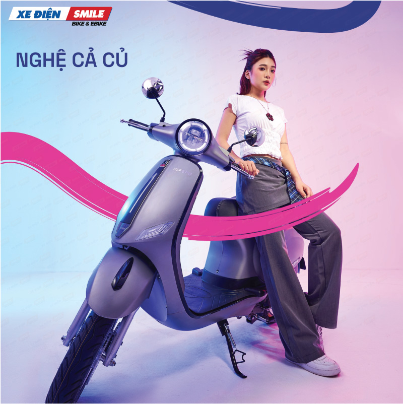 Mua xe ESPERO 50VS Classic FI-ver chính hãng tại Xe Điện Smile