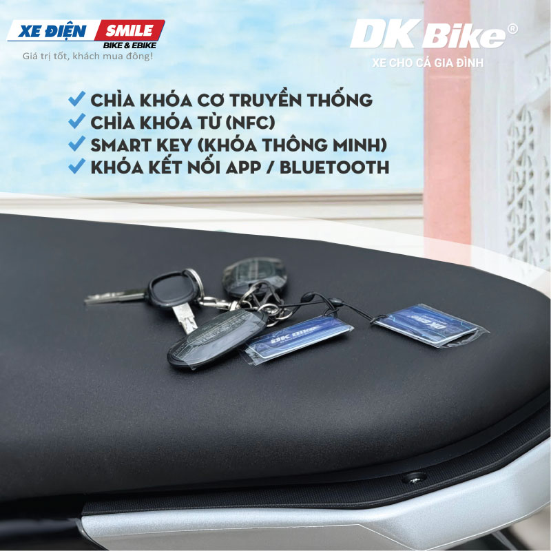 Mở khóa thông minh với xe điện ez1