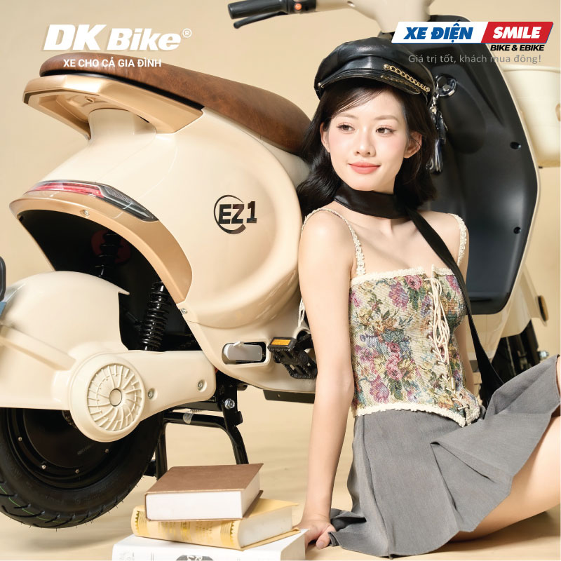 DKBike Ez1 – Mẫu xe điện lý tưởng cho học sinh THPT