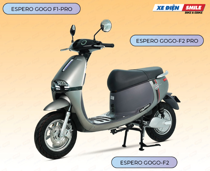 ESPERO GOGO-F2 PRO trang bị hệ thống phanh và giảm xóc an toàn